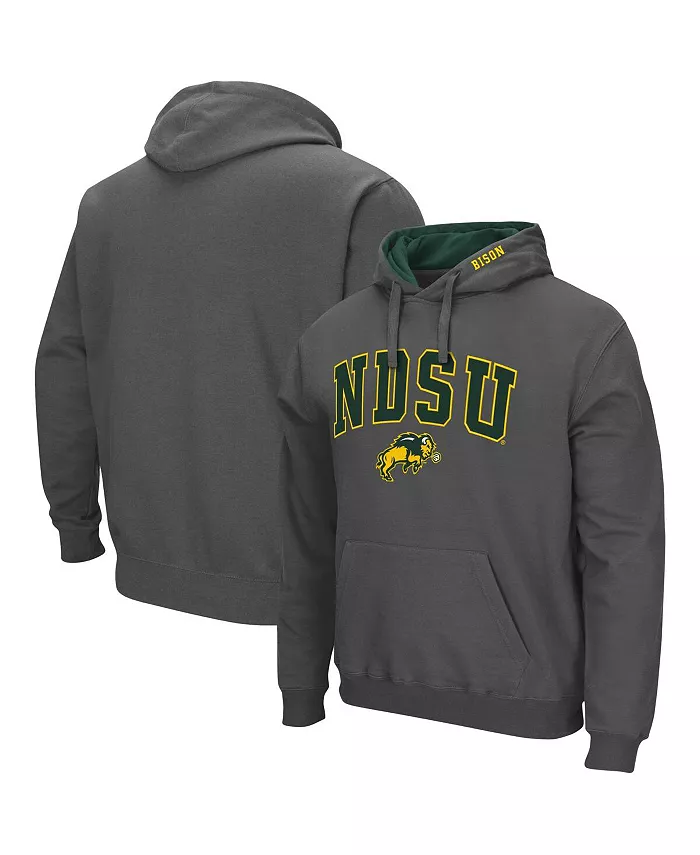 

Мужская толстовка с капюшоном NDSU Bison Arch and Logo Pullover Hoodie Colosseum, серый