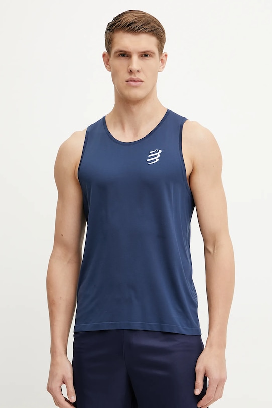 

Футболка для бега Singlet Compressport, синий