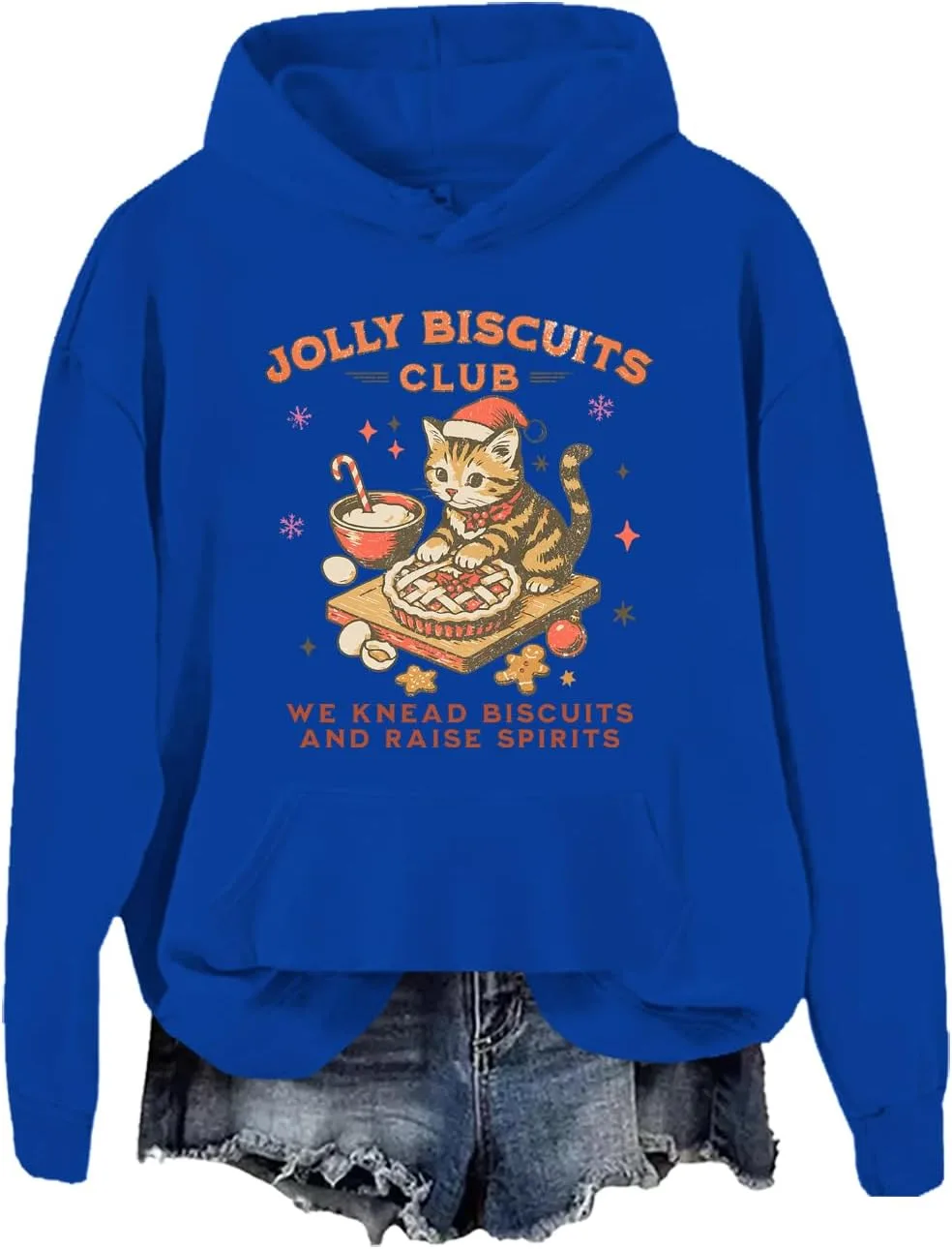 

Толстовка Jolly Biscuits Club Kitty Christmas Cat