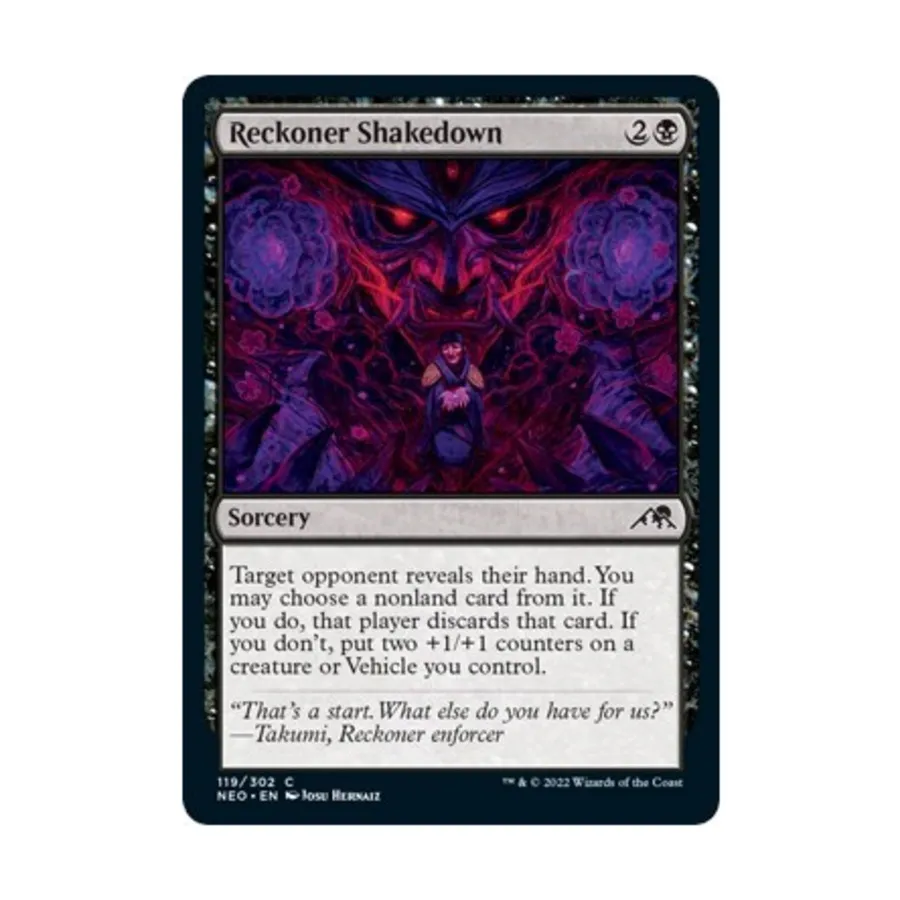 

CCG Расплата за вымогательство (C), MTG - Kamigawa : Neon Dynasty