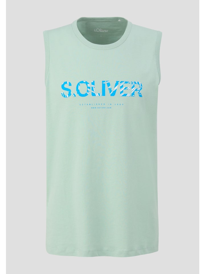 

Футболка цвета 60D0_ocean green s.Oliver, Зеленый, Футболка цвета 60D0_ocean green s.Oliver