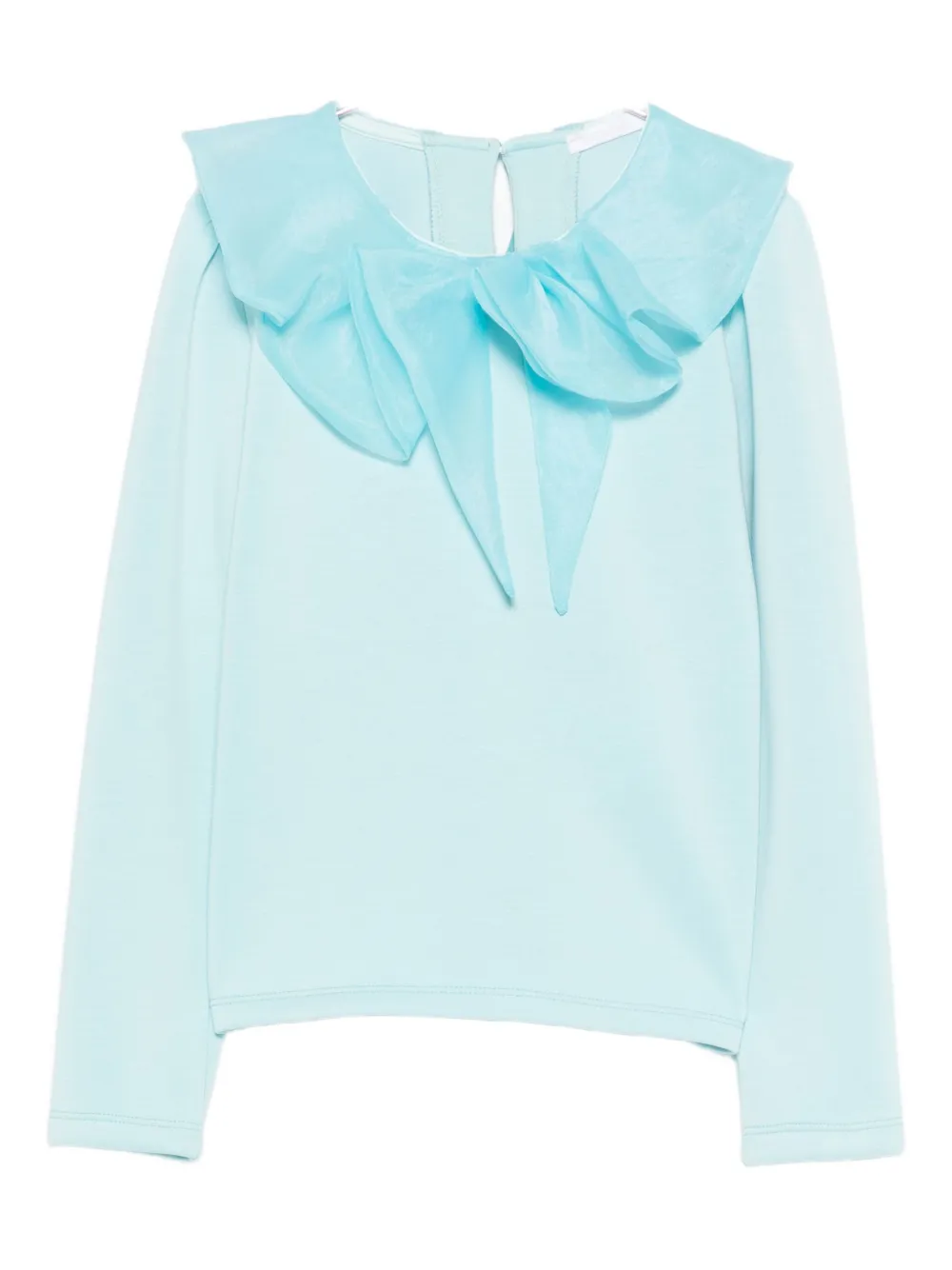 

Блузка с оборками на воротнике Miss Grant Kids, синий