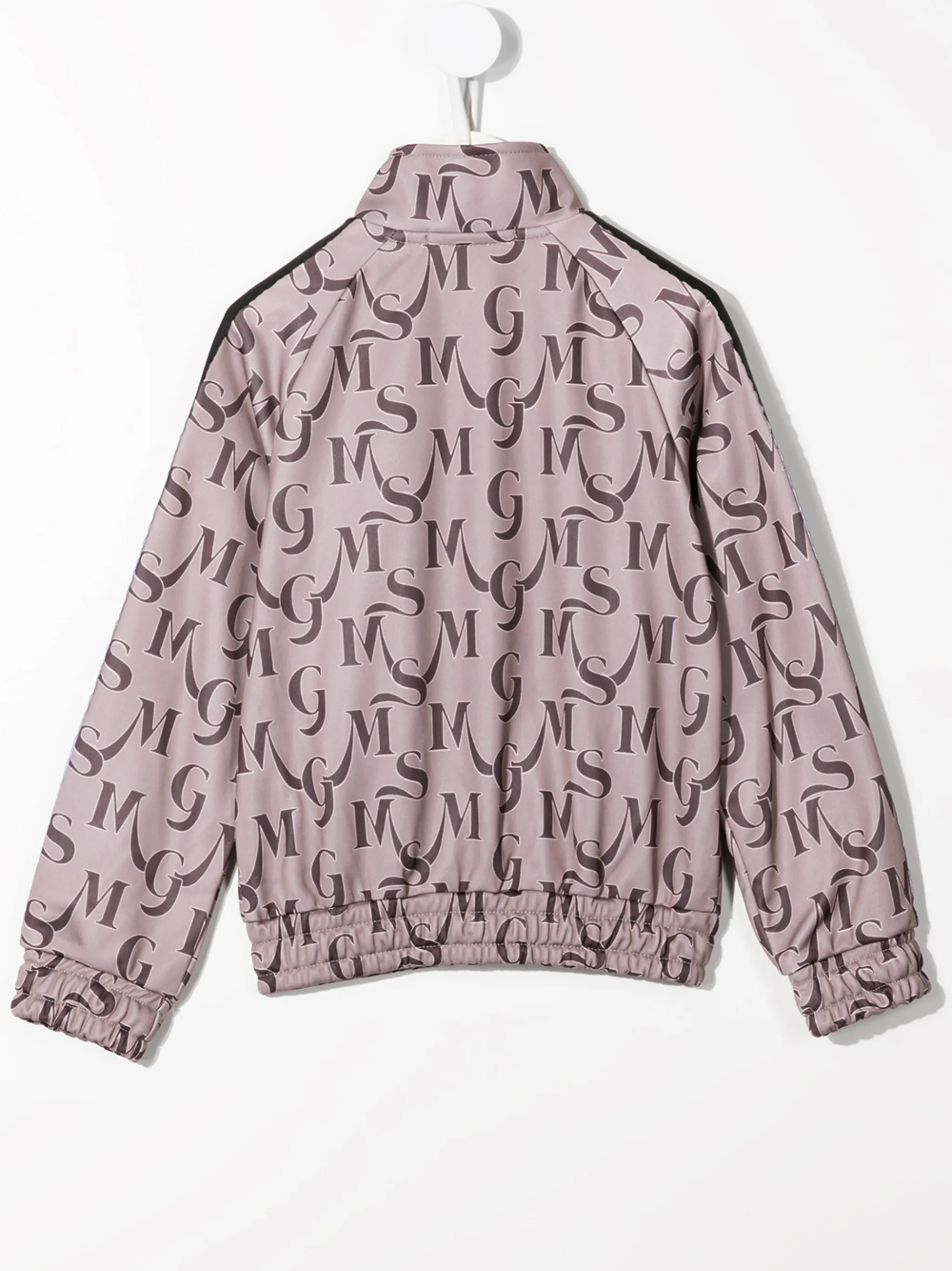Спортивная куртка с логотипом Msgm Kids, коричневый — фото 2