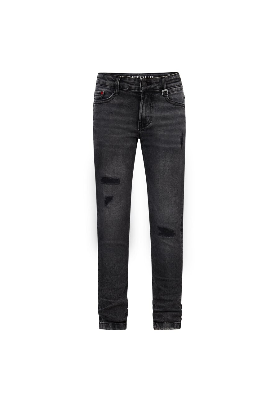 

Джинсы Slim Fit TOBIAS DISTRESSED Retour Jeans, цвет dark grey denim