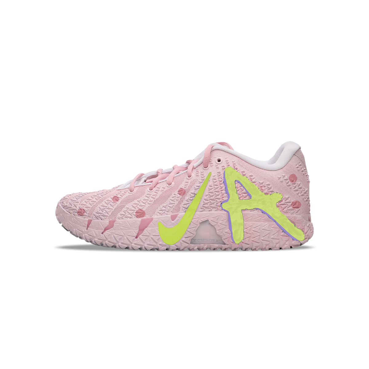 Nike Баскетбольные кроссовки Ja Morant 3 BNK Partner, Court Elf Low top Unisex Yellow Pink