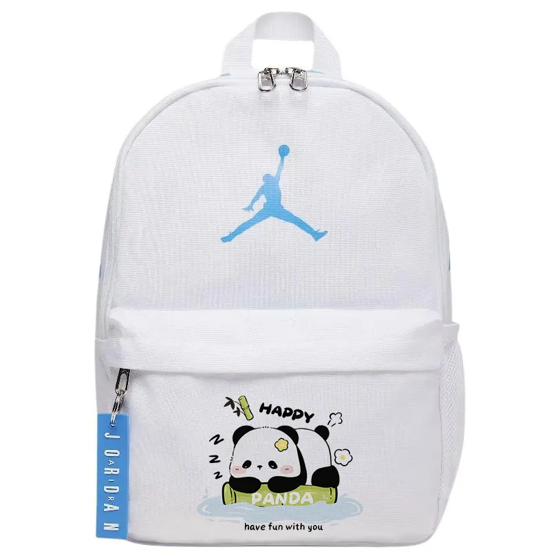 

Jordan Полиэстеровый рюкзак унисекс синий и белый, Panda