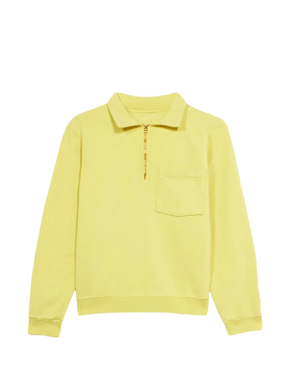 

Свитшот на молнии до середины Fortela, желтый