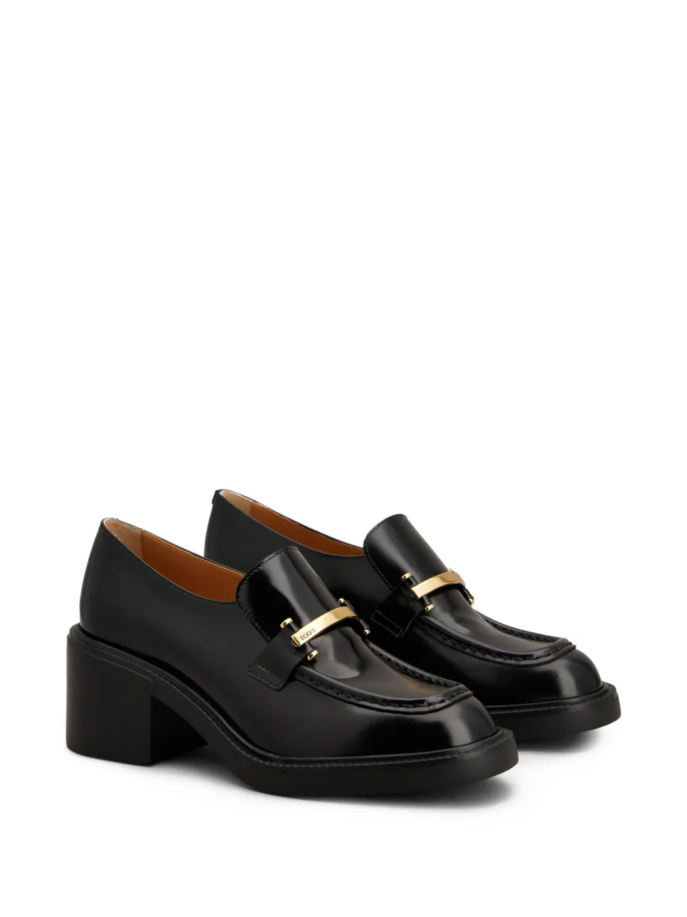 Лоферы на массивной подошве TOD'S, черный — фото 2