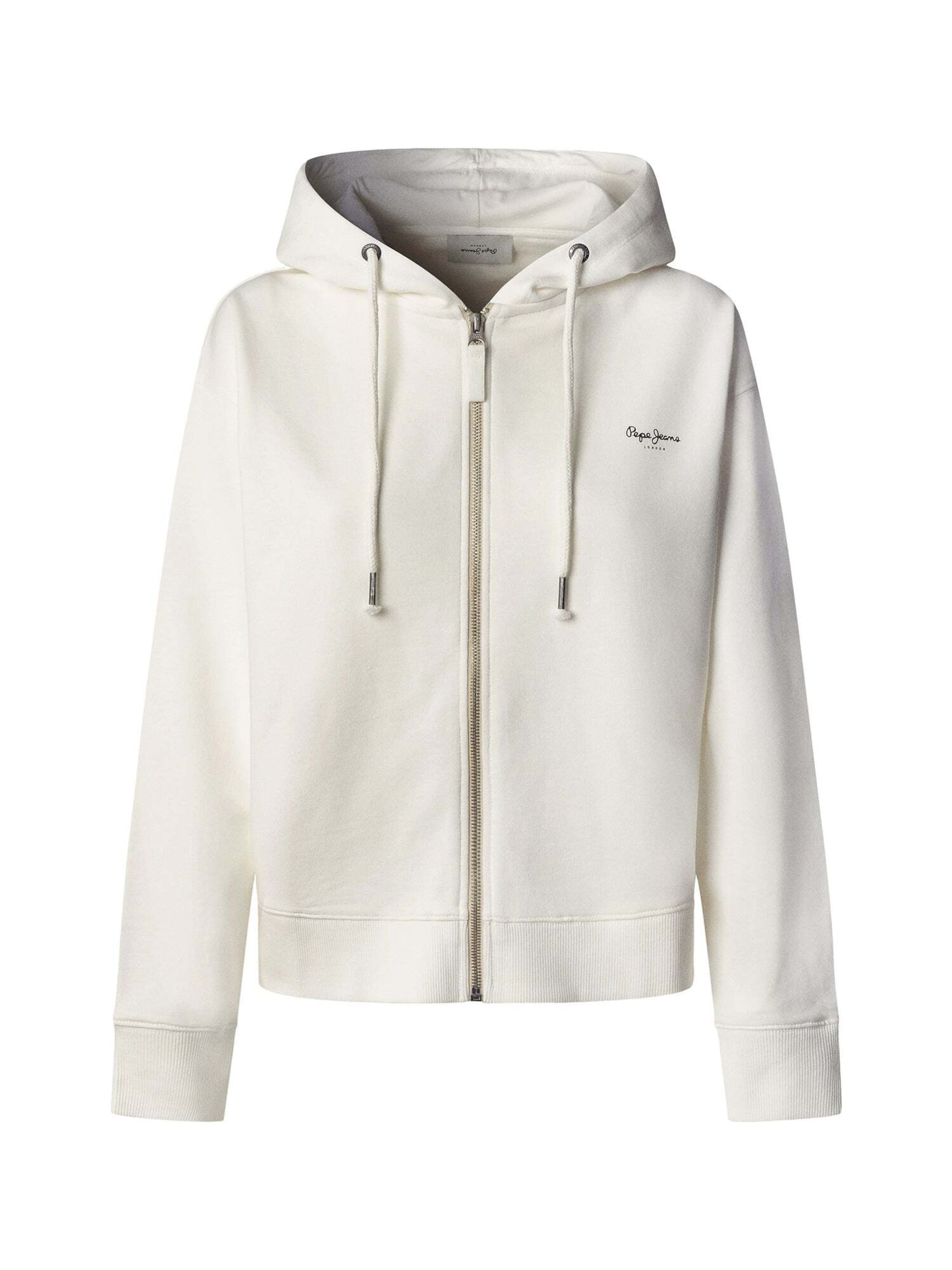 

Pepe Jeans Худи с молнией 'MARSU' в белом цвете