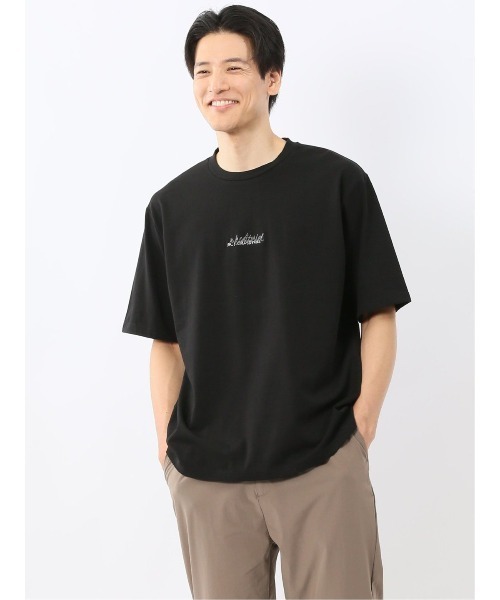 

Мужская футболка с коротким рукавом, вышитый логотип M.f.editorial, черный