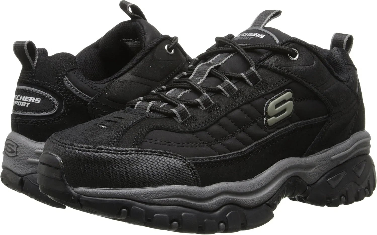 Мужские кроссовки Skechers Sport Energy Downforce на шнуровке, Black — фото 2