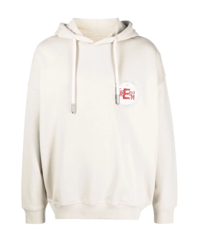 

Белая толстовка с длинными рукавами Emporio Armani, белый