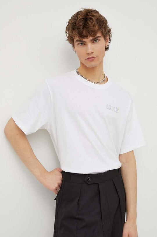 

Хлопковая футболка Levi's, белый