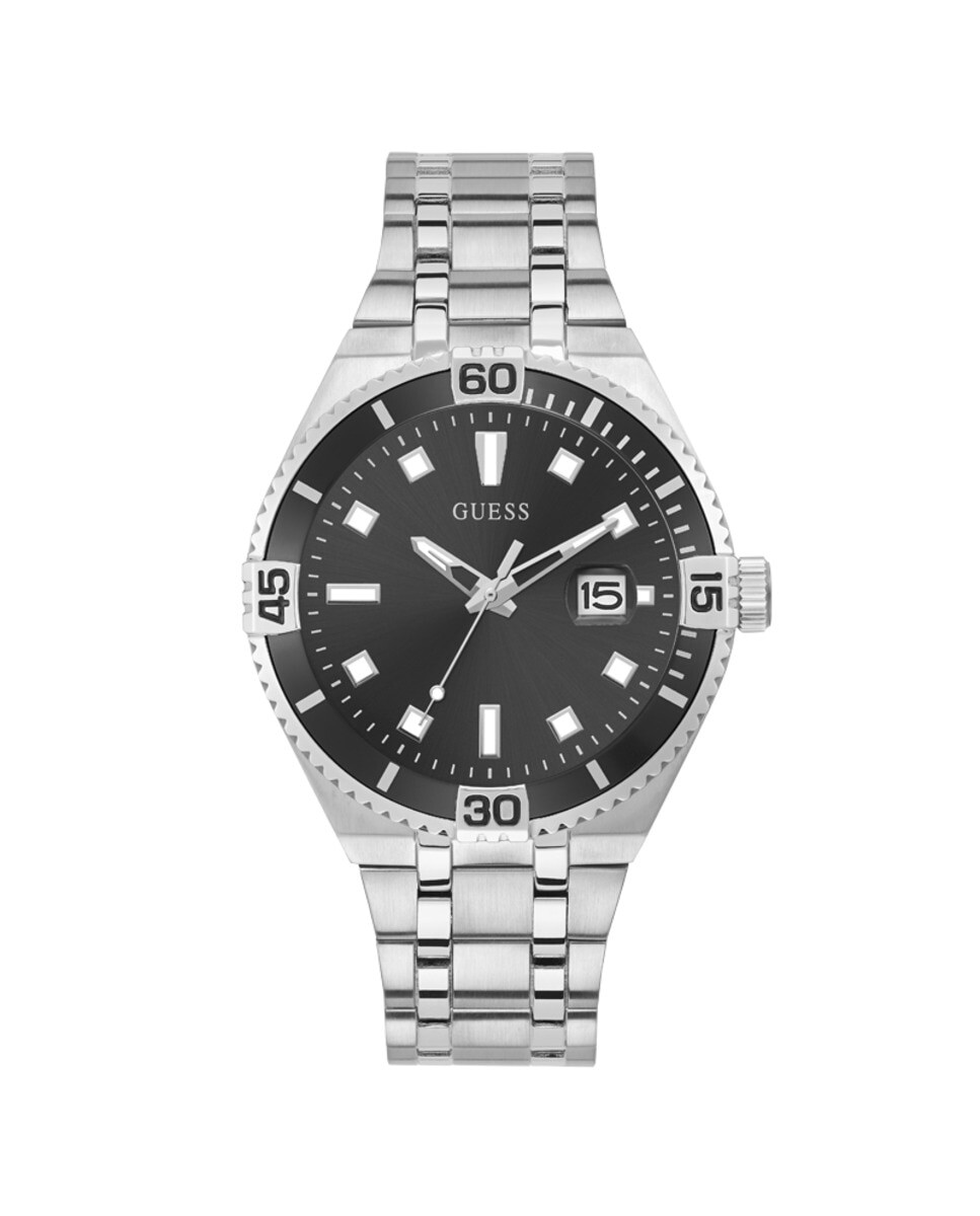 

Мужские часы Premier GW0330G1 со стальным и серебряным ремешком Guess, серебро