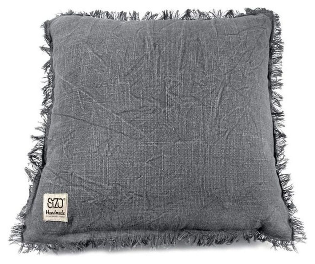 

Подушка Сизо ручной работы 45 х 45 см - джинсовый серый Sizo Handmade
