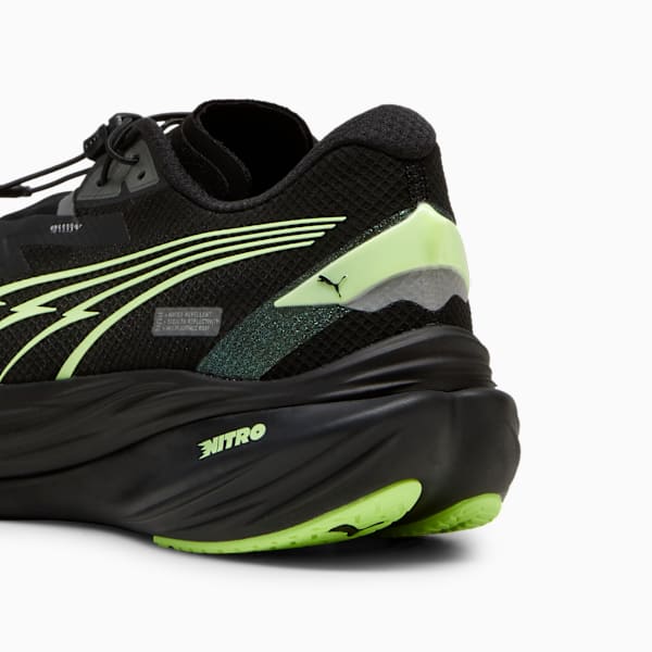 Мужские кроссовки для бега по шоссе Deviate Nitro 3 Winterized Puma, черный — фото 3