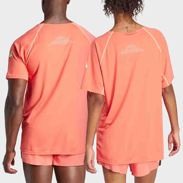 Футболка унисекс оранжевая Adidas, оранжевый — фото 3