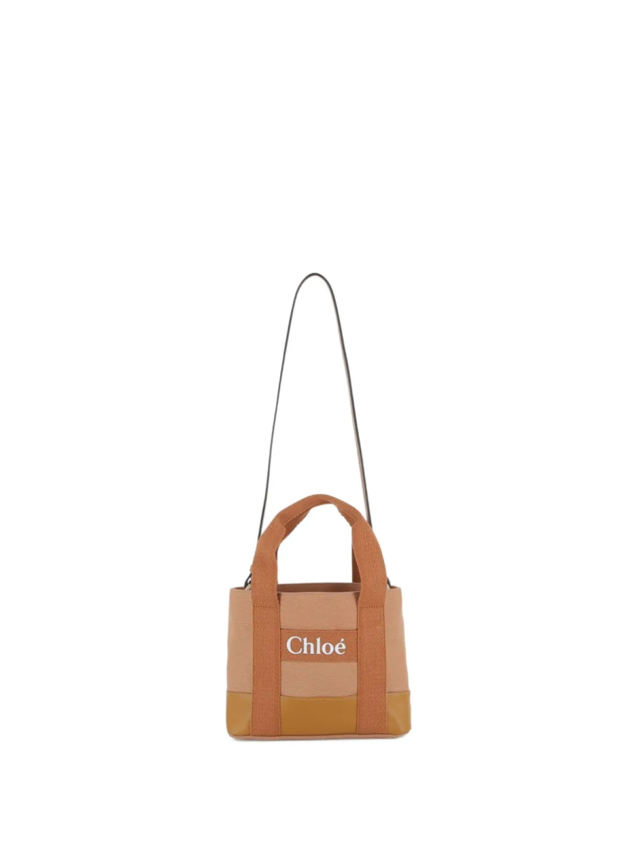 

Chloé Kids сумка-тоут с логотипом, нейтральный