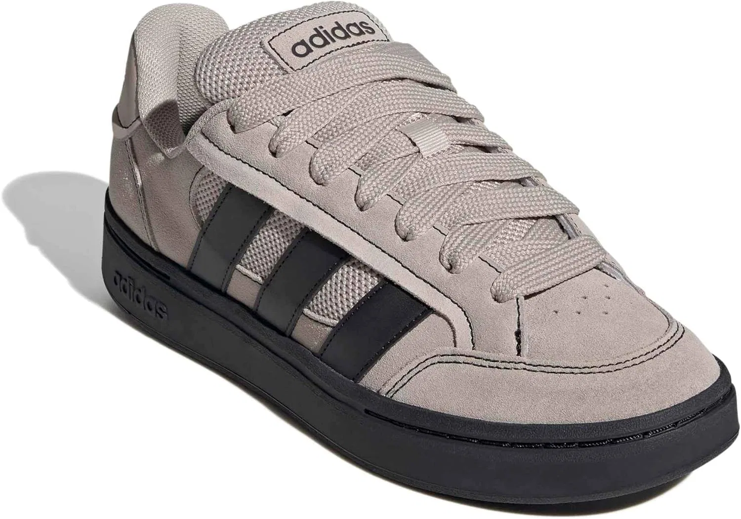 Кроссовки мужские Adidas Grand Court Alpha, цвет Wonder Beige/Black/Black — фото 4