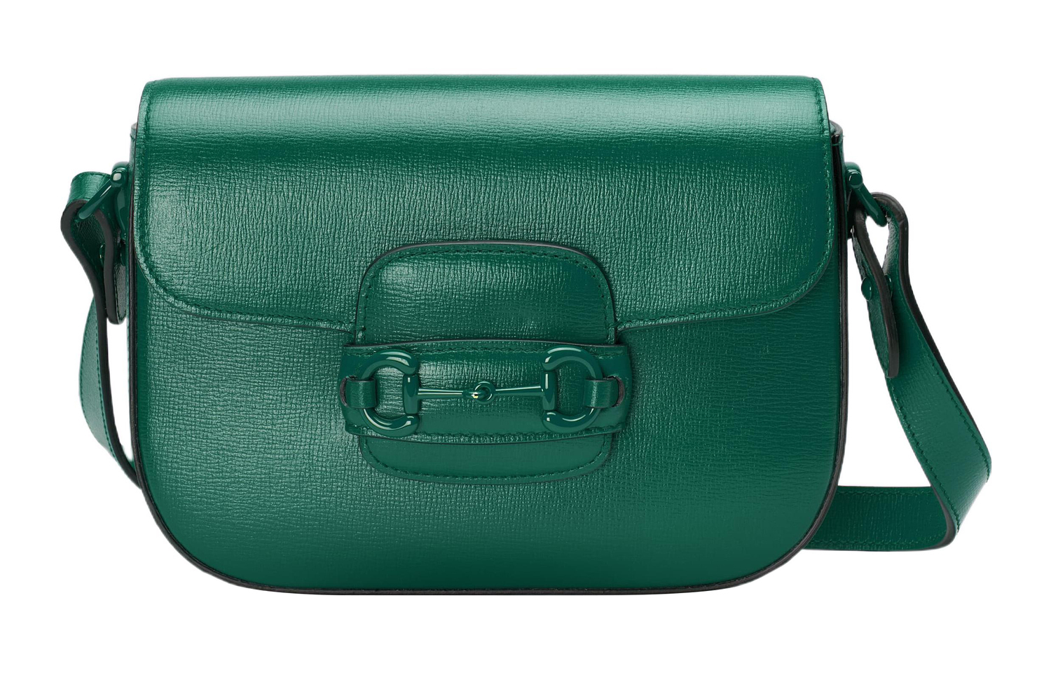 

GUCCI Кожаная сумка кроссбоди с подковообразной пряжкой 1955