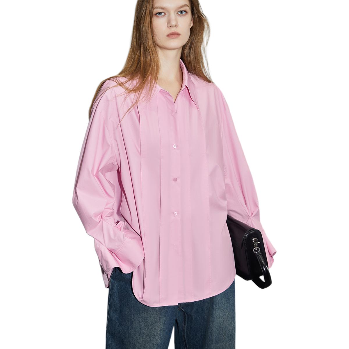 

Рубашка женская с заостренным воротником Moderate Others ELLE, розовый