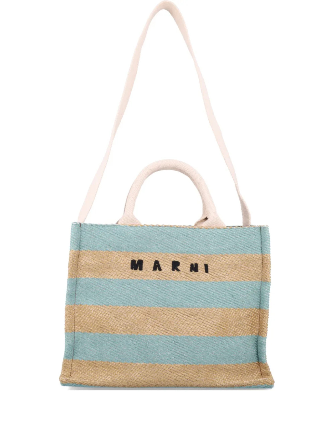 

Сумка-тоут с логотипом Marni, синий