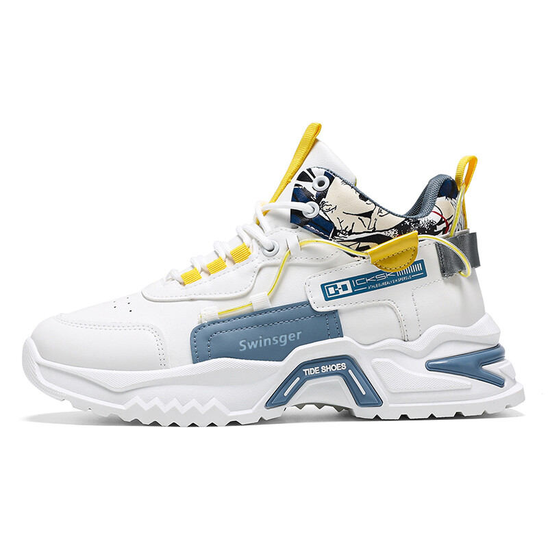

Баскетбольные кроссовки Basketball Shoes Men High-Top Swinsger, белый/синий