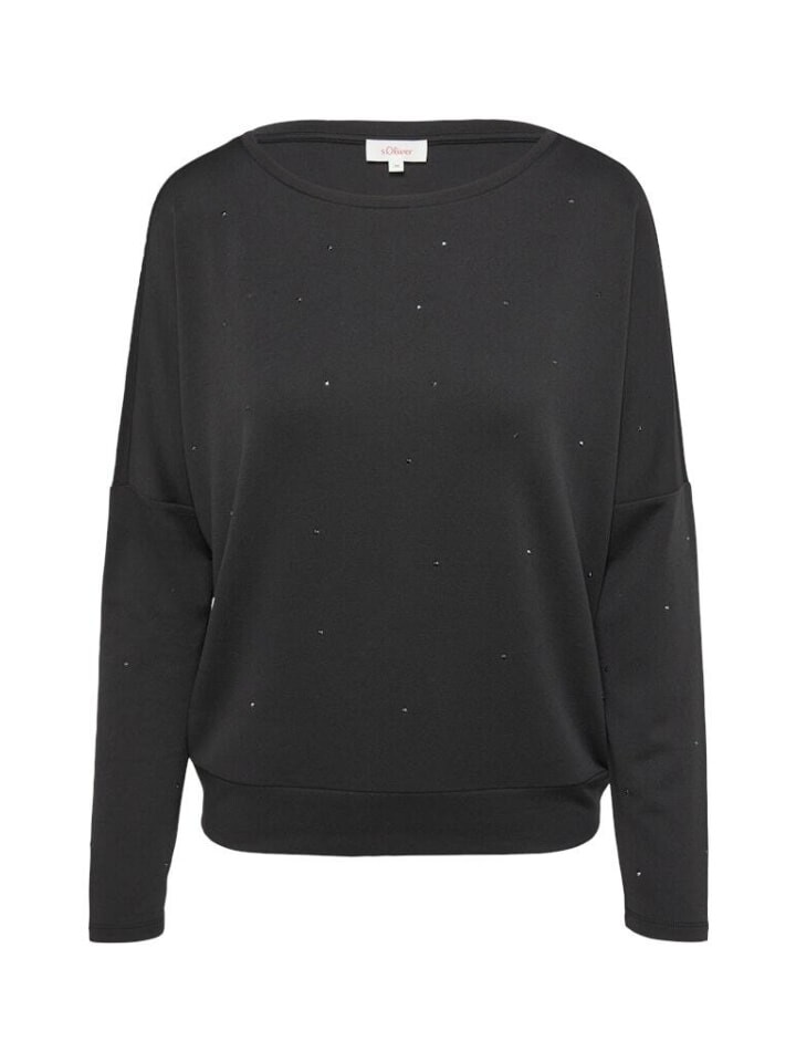 

Лонгслив S.OLIVER RED LABEL Langarmshirt, черный