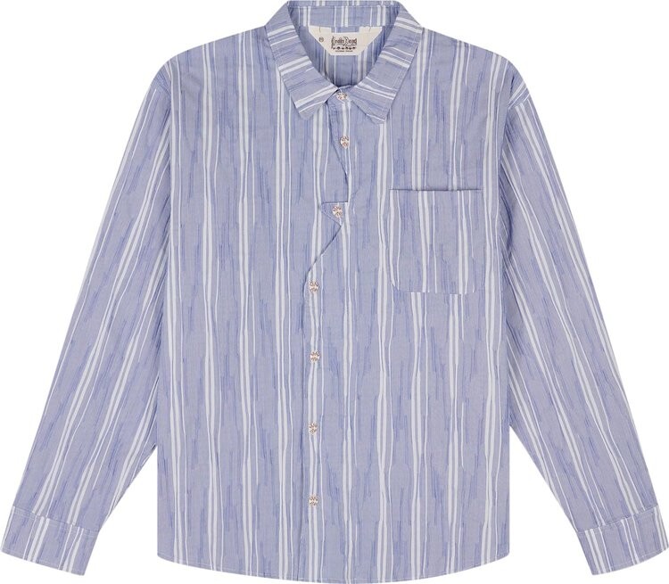 

Рубашка Brain Dead Organic Placket 'Blue', синий