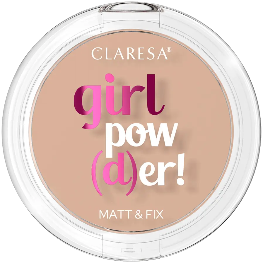 

Прессованная пудра для лица 03 Claresa Girl Pow(D)Er!, 12 гр