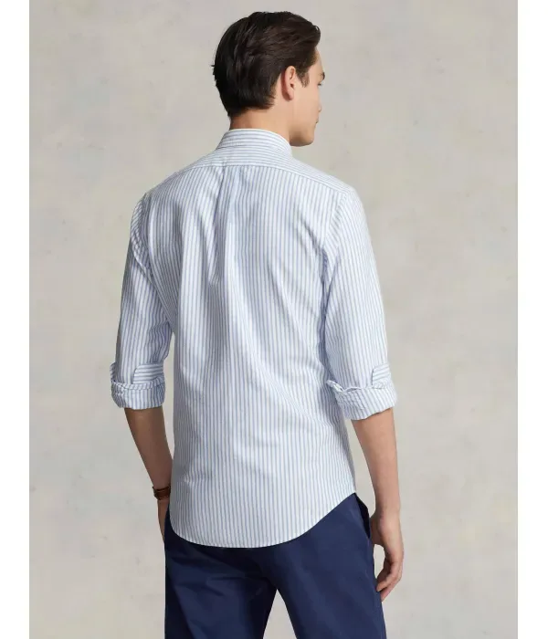 Рубашка slim fit Polo Ralph Lauren, синий — фото 3