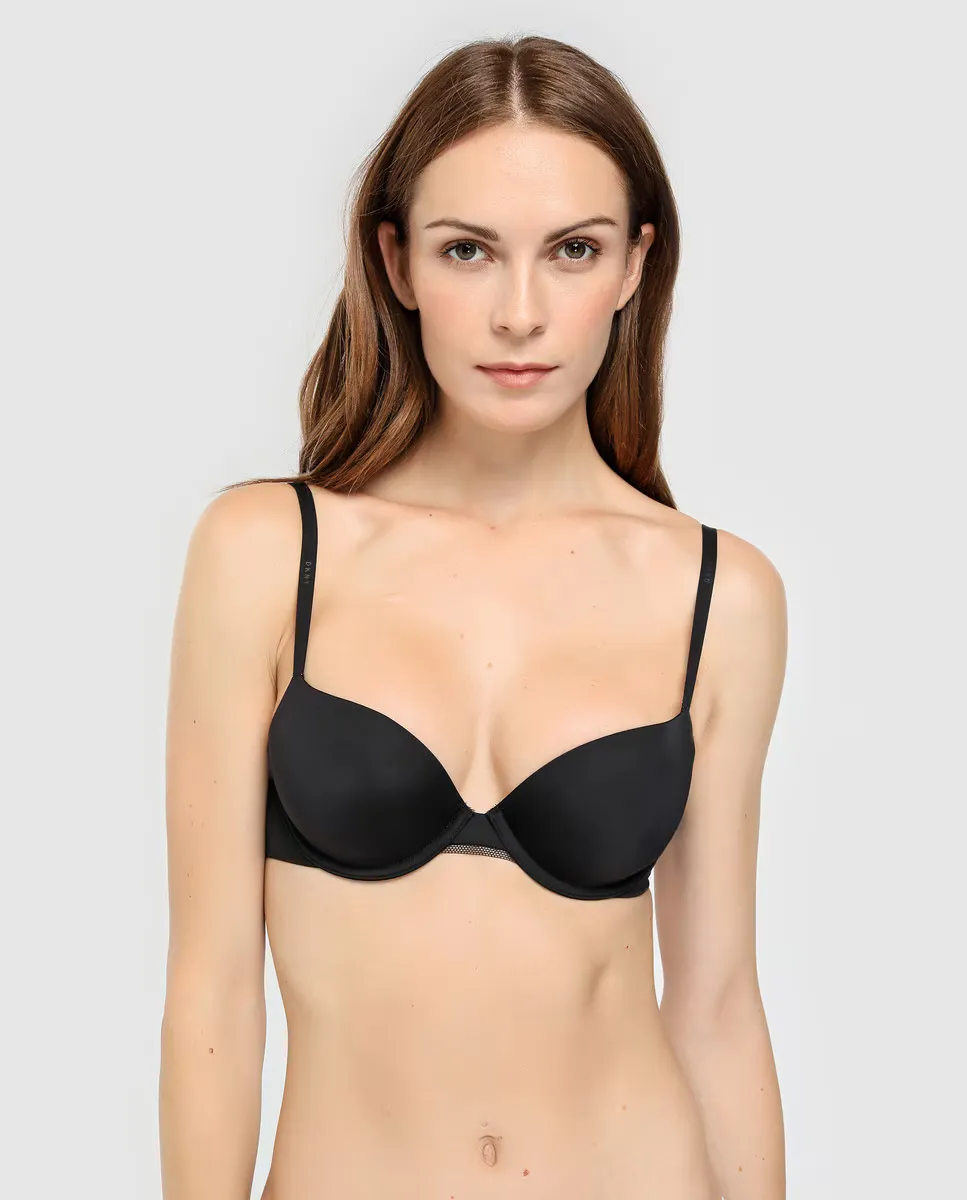 

Бюстгальтер на косточках Dkny Litewear с подкладкой, черный