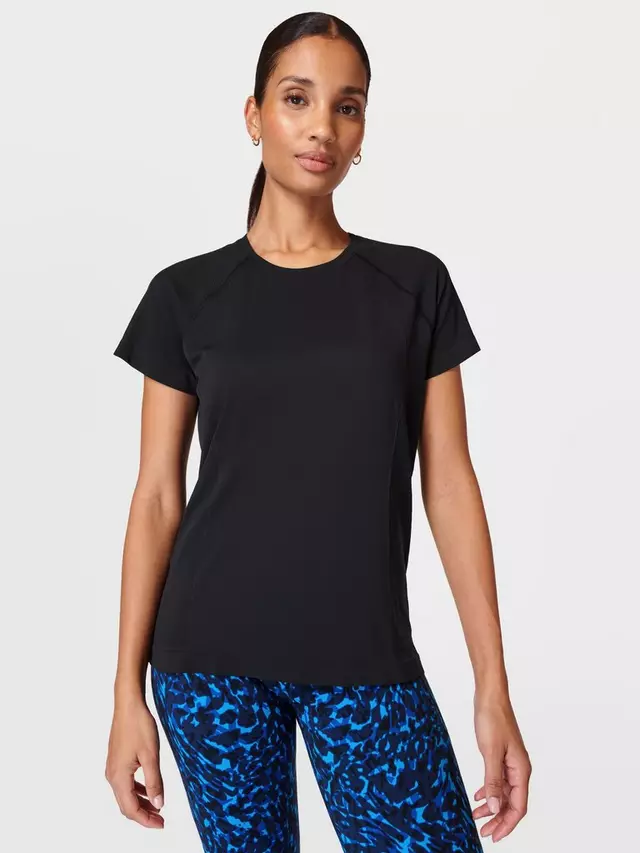 

Футболка Sweaty Betty Athlete Seamless Featherweight, черный