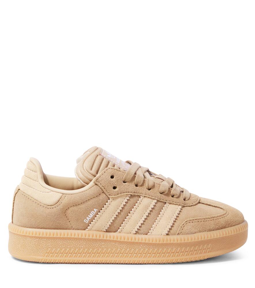 Кроссовки Samba XLG из замши Adidas Originals Kids, Cardbo/Magbei/Gum3 — фото 4