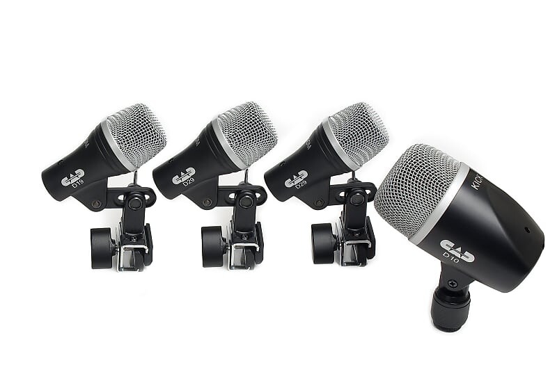 

Комплект барабанных микрофонов CAD Stage4 4pc Drum Microphone Pack