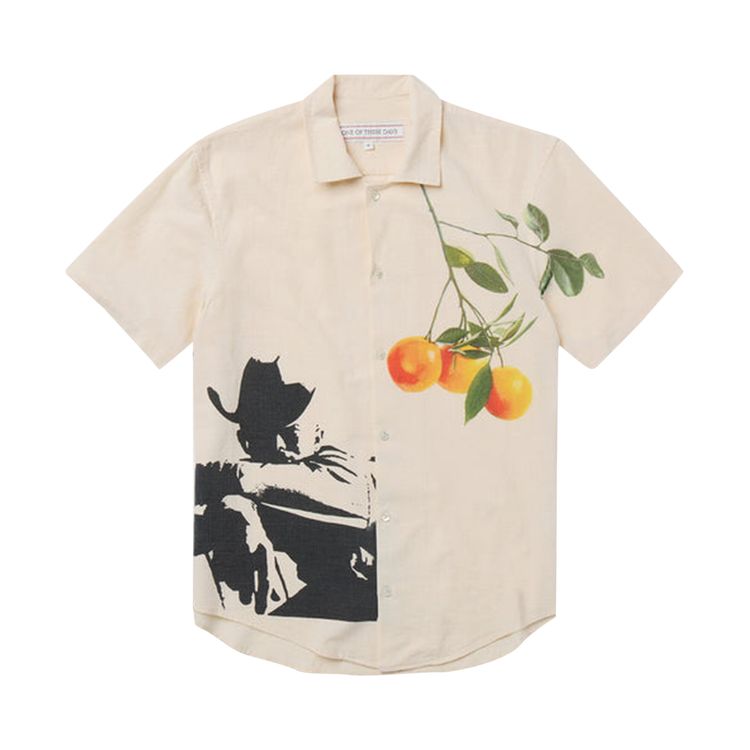 

Рубашка One Of These Days Angel Of The Field Camp Shirt 'Ivory', белый