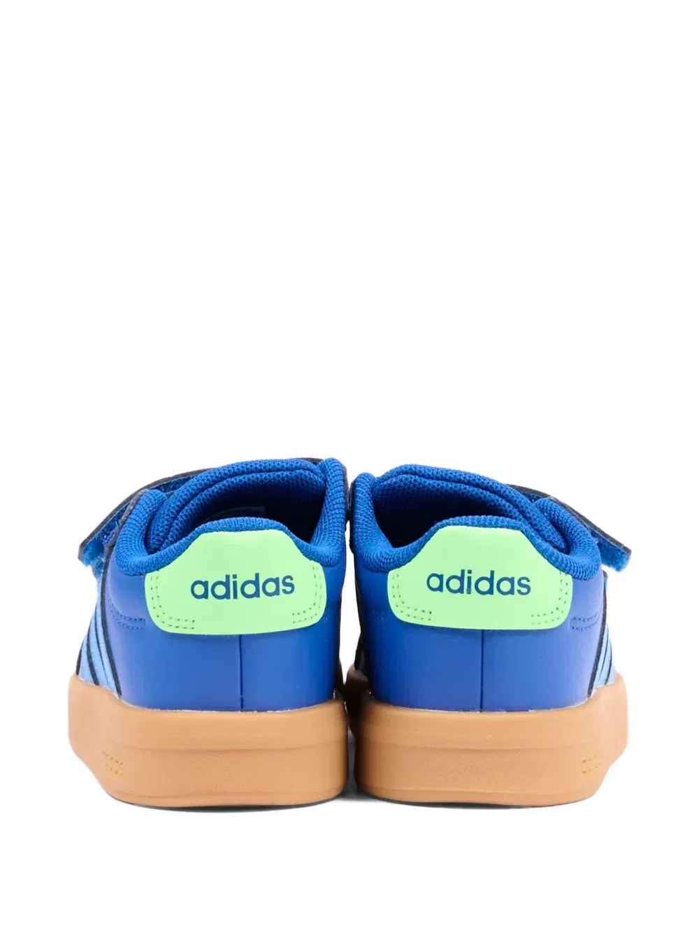 Кроссовки с ремешком на липучке Adidas Kids, синий — фото 3