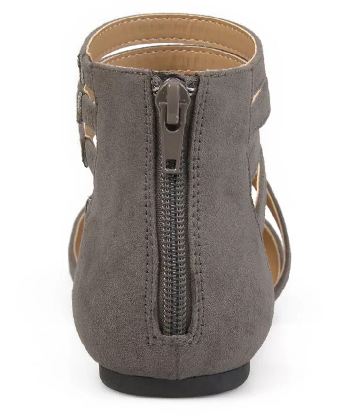 Женские балетки Marlee Strappy с острым носком Journee Collection, серый — фото 3