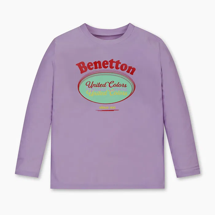 Детский фиолетовый рашгард Uni от Benetton Kids
