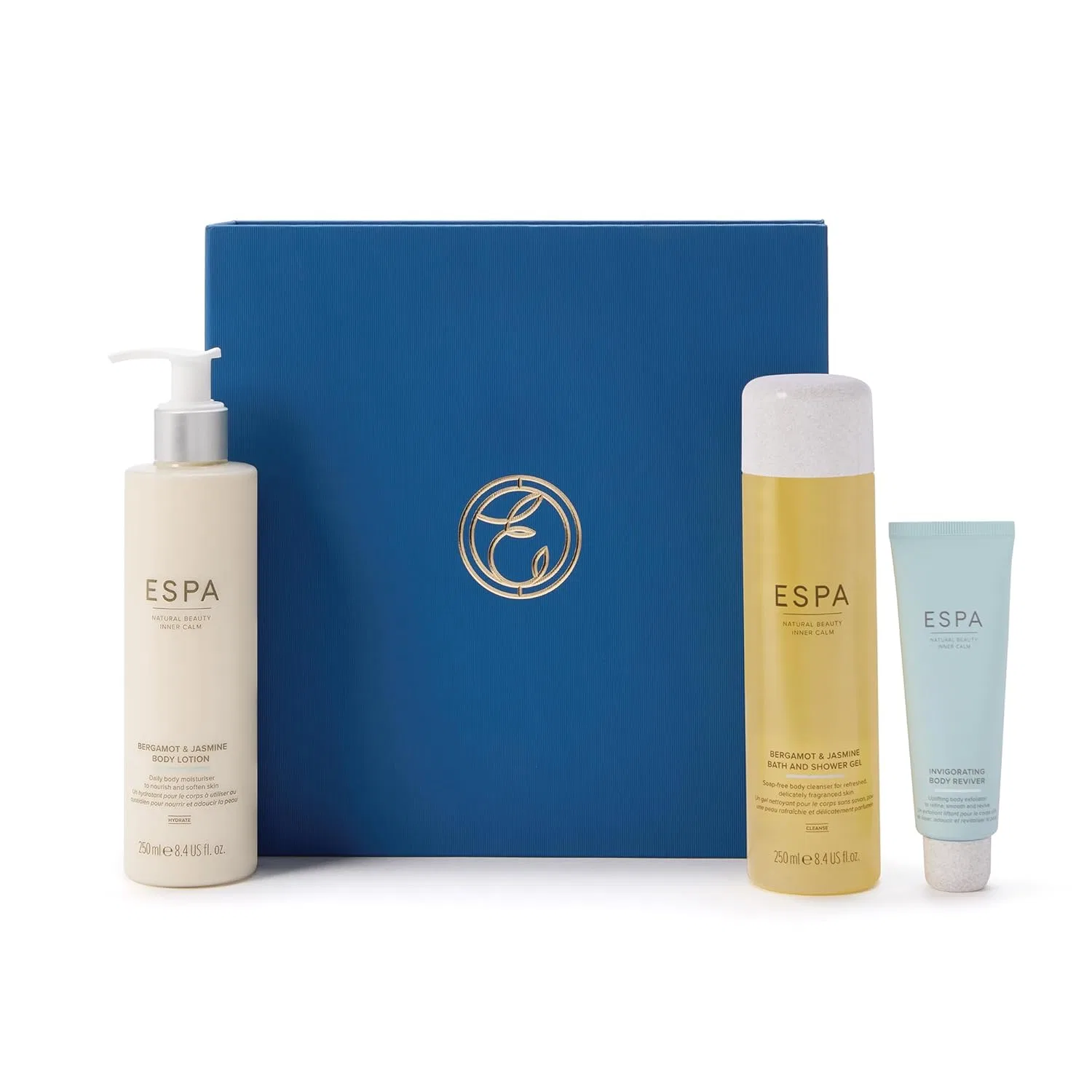 Набор для спа ESPA Bergamot & Jasmine Collection с гелем для душа, лосьоном и скрабом Espa
