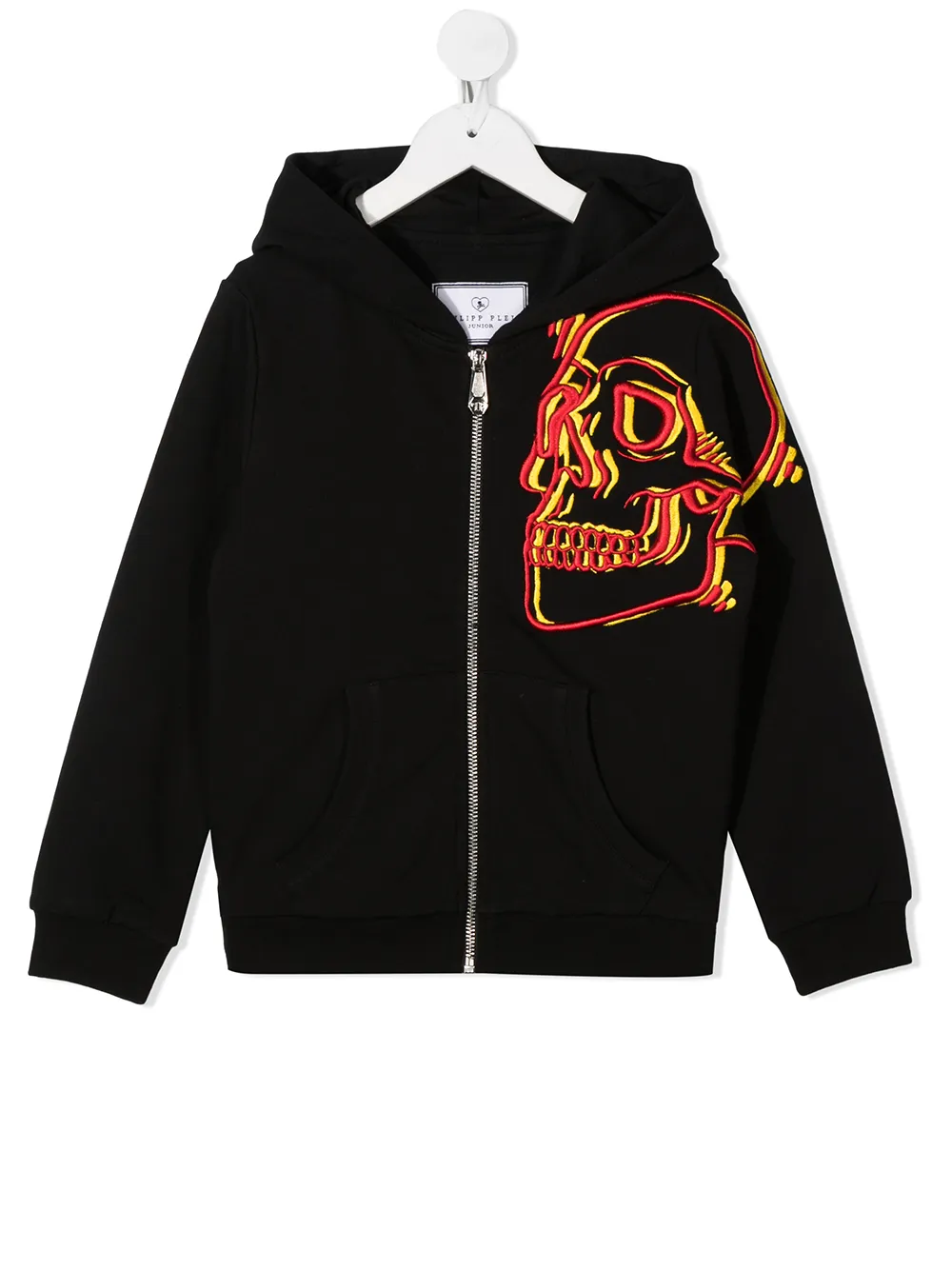 

Худи с длинными рукавами Philipp Plein Junior, черный