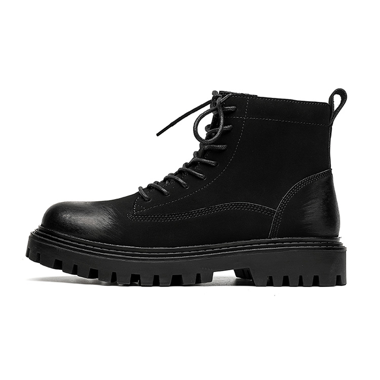 

YEDANI Черные короткие ботинки Martin мужские однослойные, цвет Black Single Layer Shoes