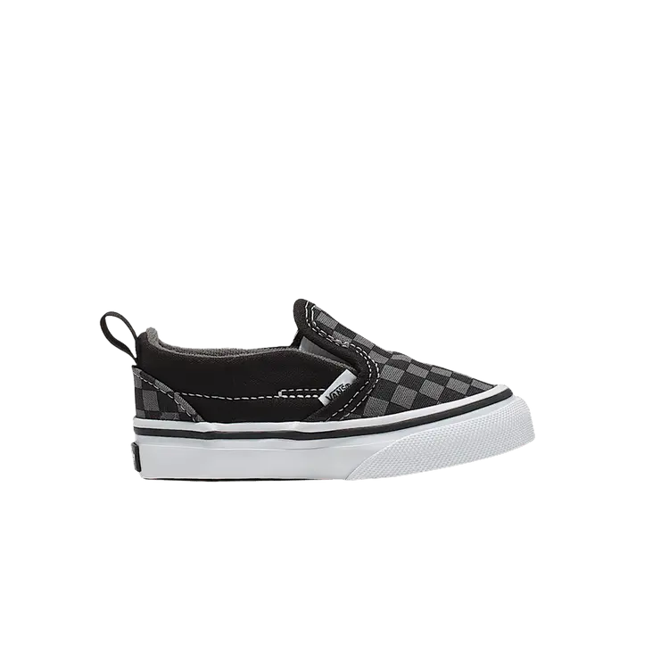 

Кроссовки Vans Classic Slip-On V Toddler 'Black Pewter Grey', черный