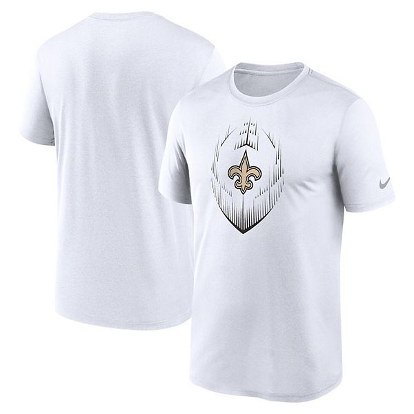 

Мужская белая футболка New Orleans Saints Primetime Legend Icon Performance Nike