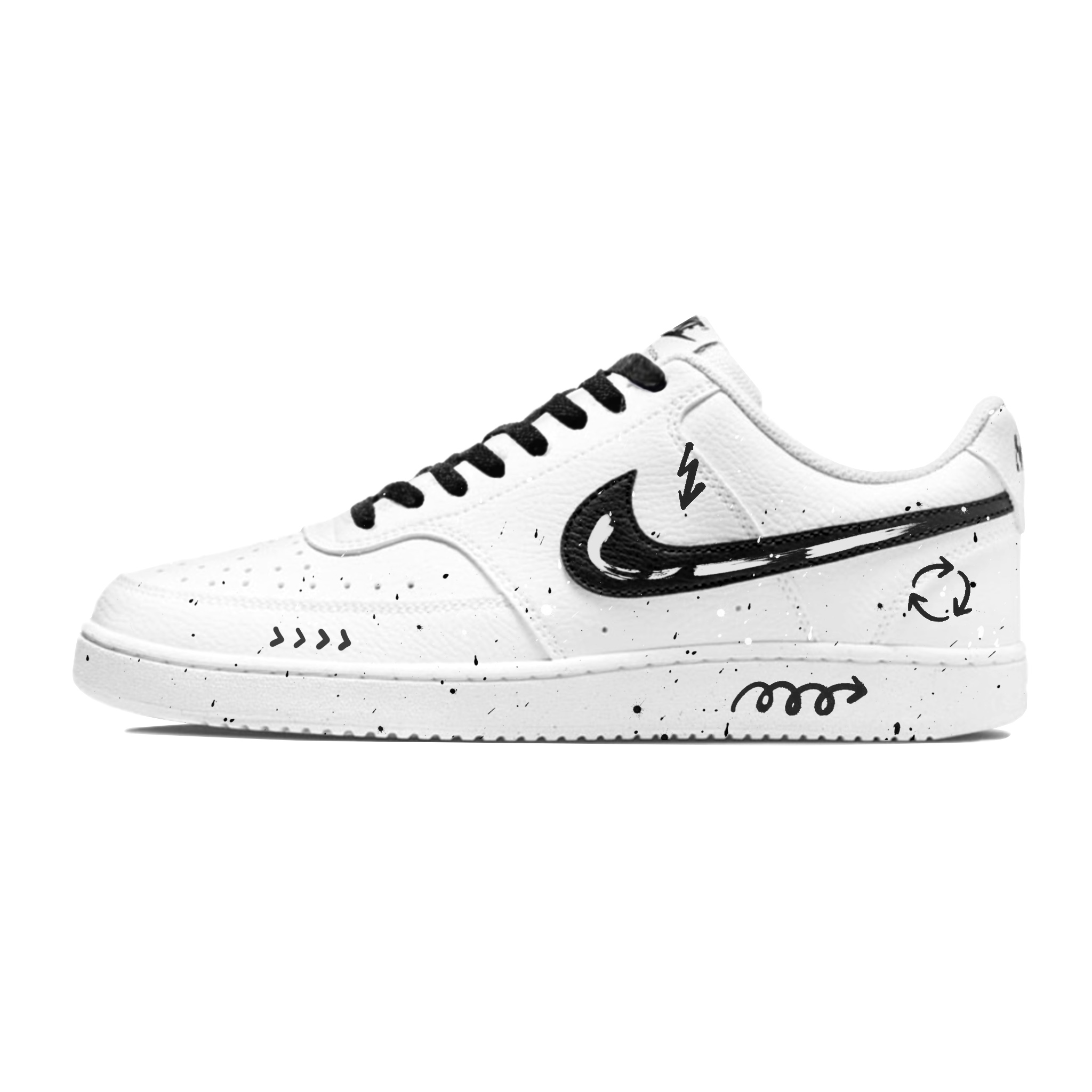 

Nike Кроссовки для скейтбординга Court Vision 1 Low Top, мужские, белые