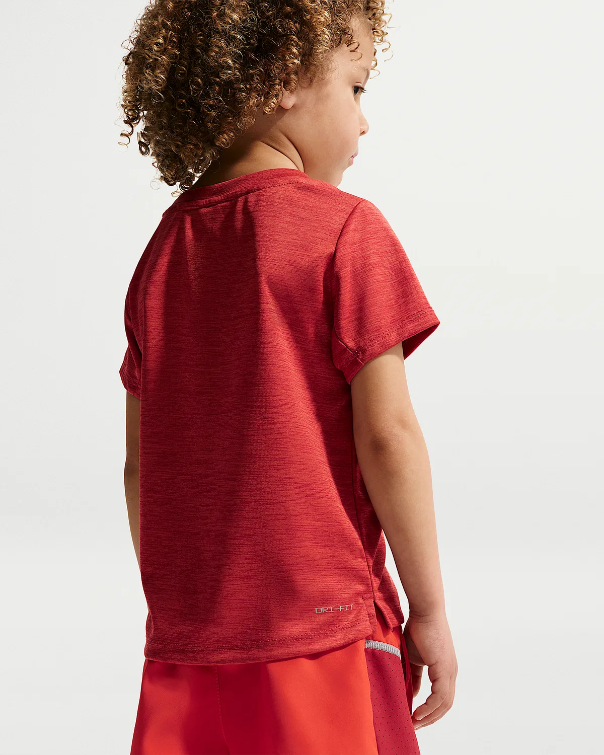 Детский комплект Dri-FIT Miler топ и шорты Nike, Light Crimson — фото 3