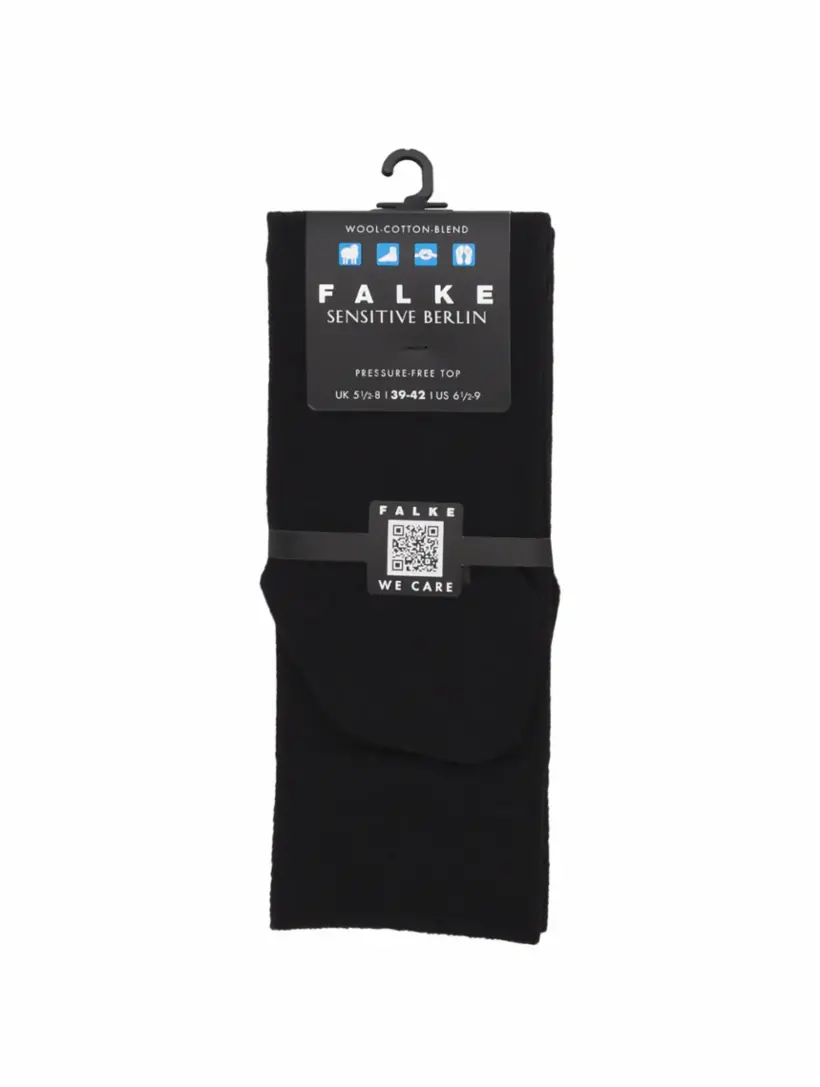 

Шерстяные высокие носки Falke, черный