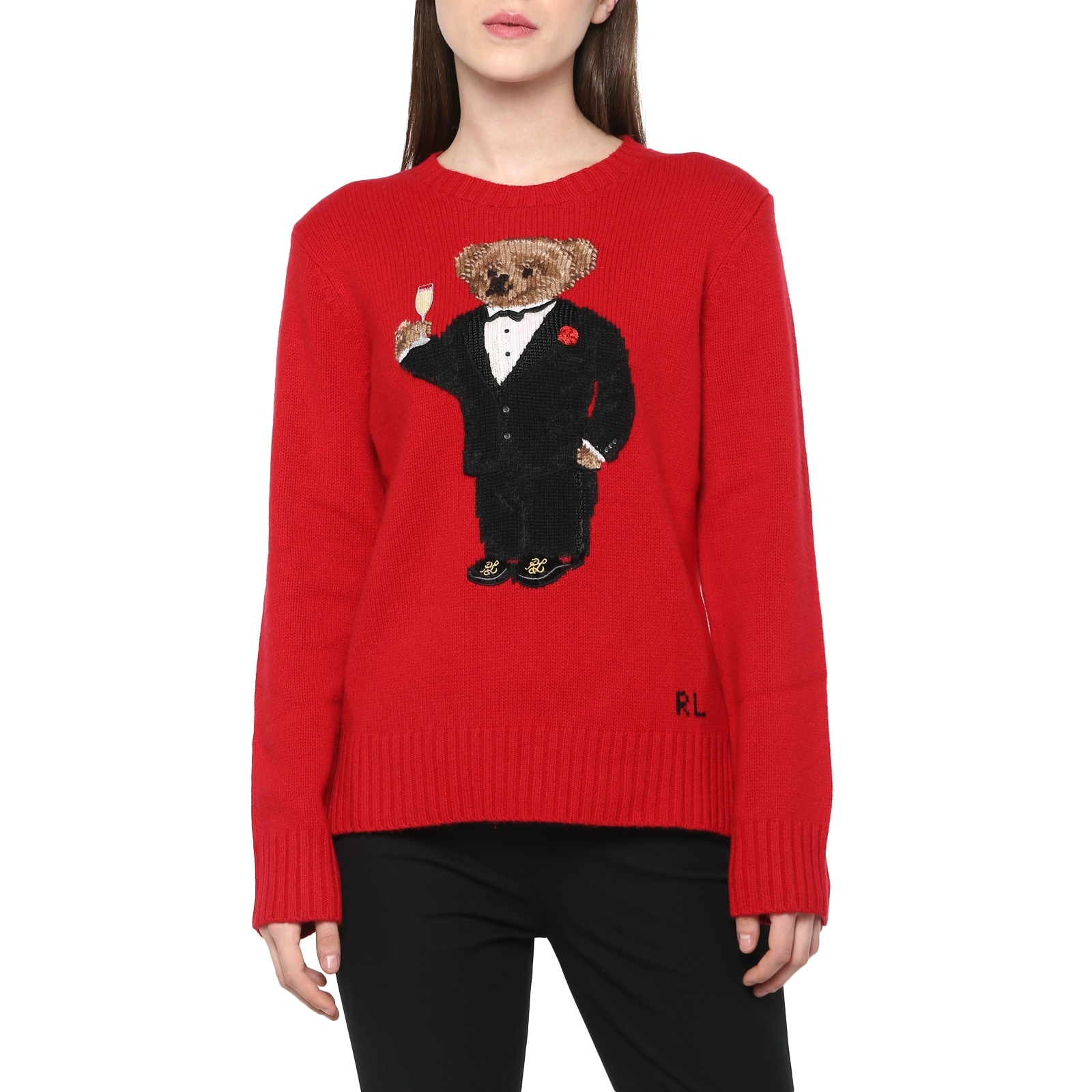 

Свитер женский красный Polo Ralph Lauren