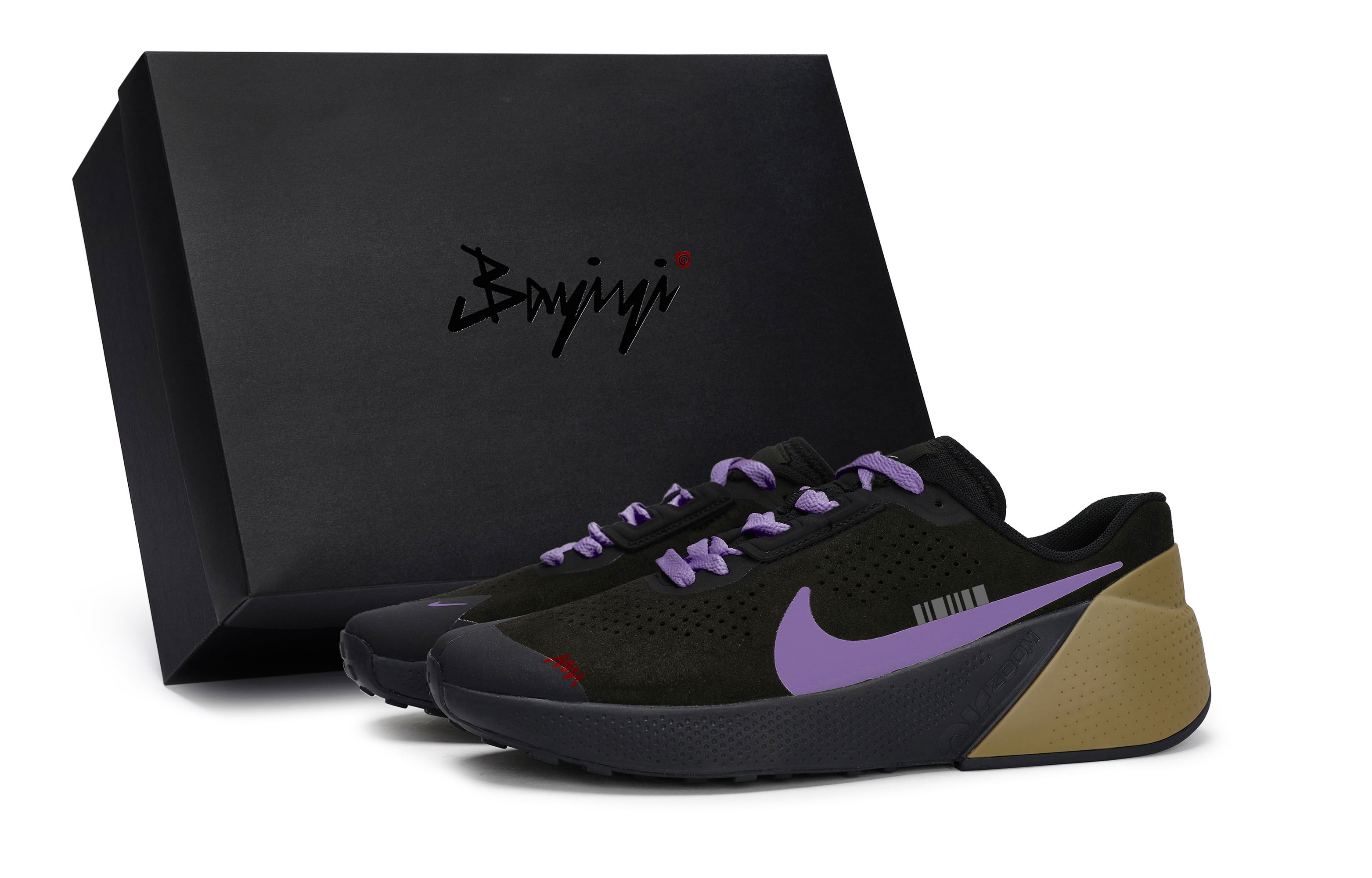 

Nike Кроссовки Air Zoom TR 1 мужские низкие, коричневые/фиолетовые