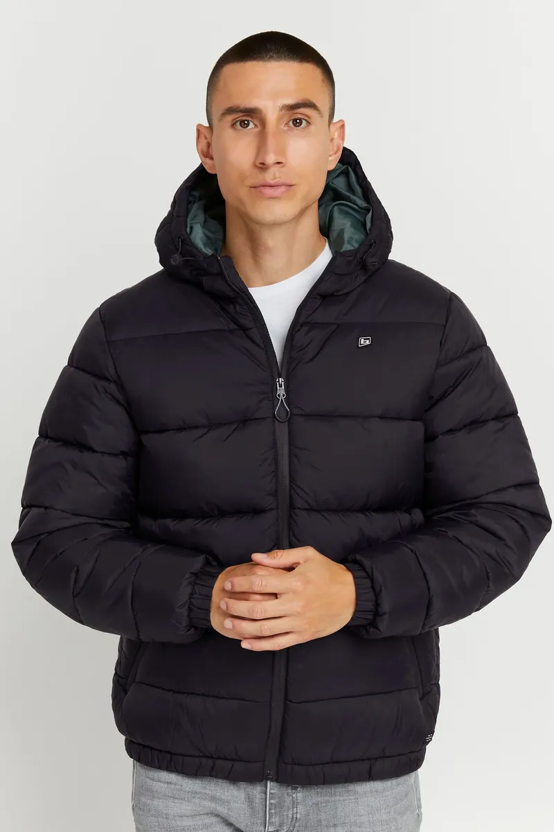 

Стеганая куртка из смесовой ткани "BLEND BHOuterwear", с капюшоном, черный